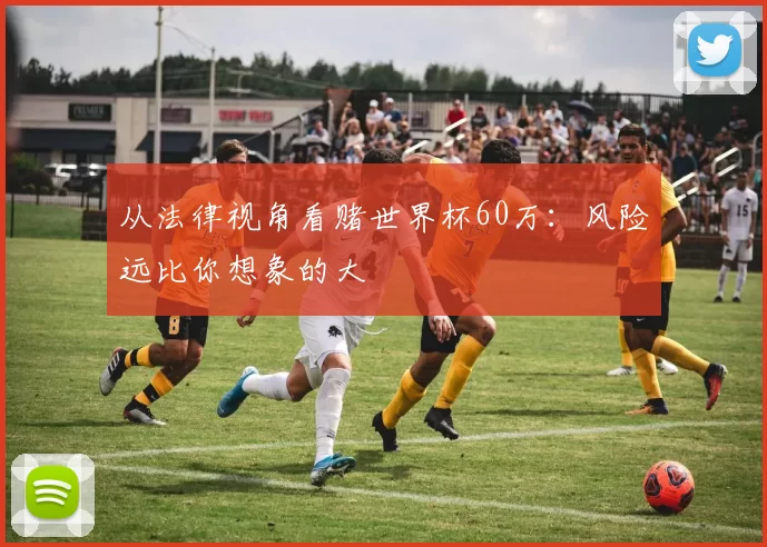 从法律视角看赌世界杯60万：风险远比你想象的大